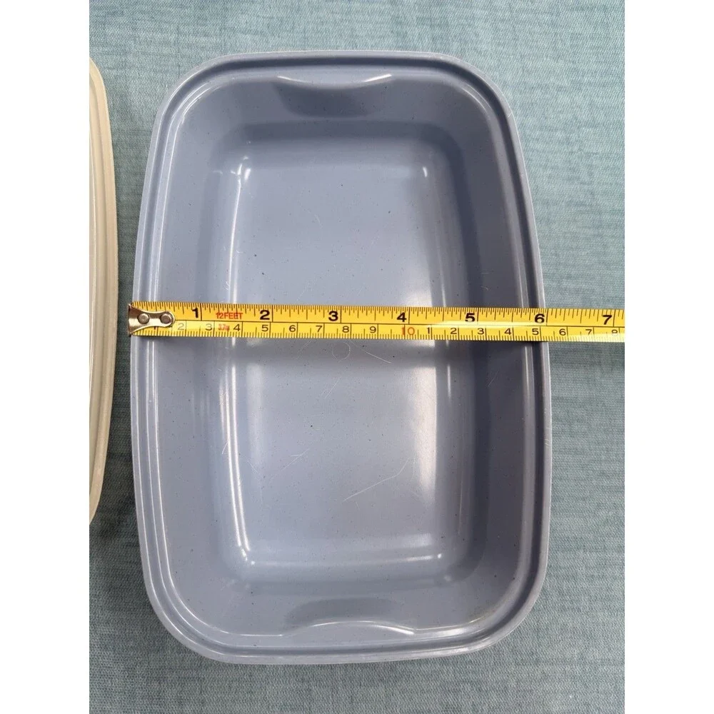 Blue Rubbermaid Servin Saver 6x9 30 oz Casserole #0463 Oven Safe 400°F w/lid